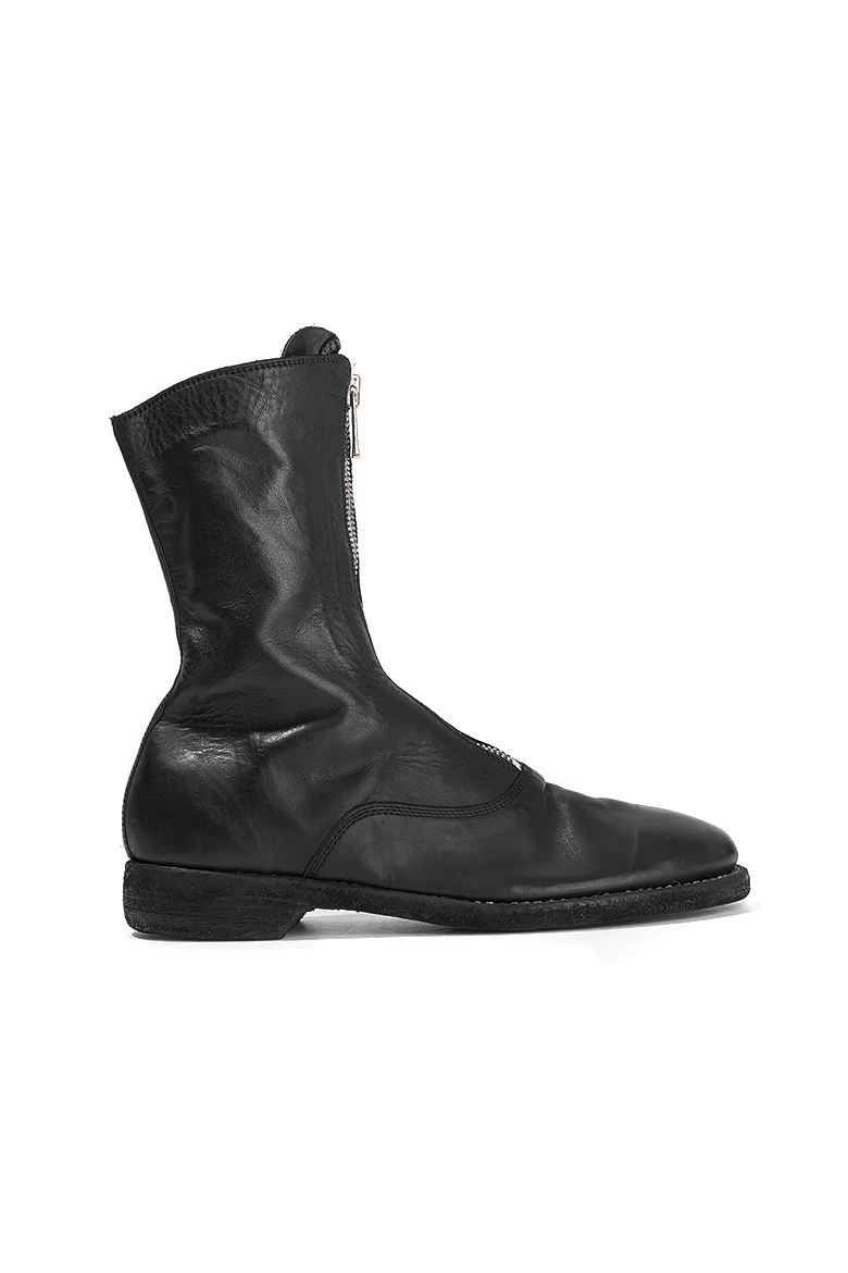 商品guidi|GUIDI 女黑色女士中筒靴 310-SOFT-HORSE-FG-BLKT,价格¥3452,第1张图片详细描述