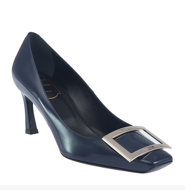 商品Roger Vivier|ROGER VIVIER 
  女士蓝色漆皮高跟鞋  RVW40015280-D1P-U800,价格¥4363,第6张图片详细描述