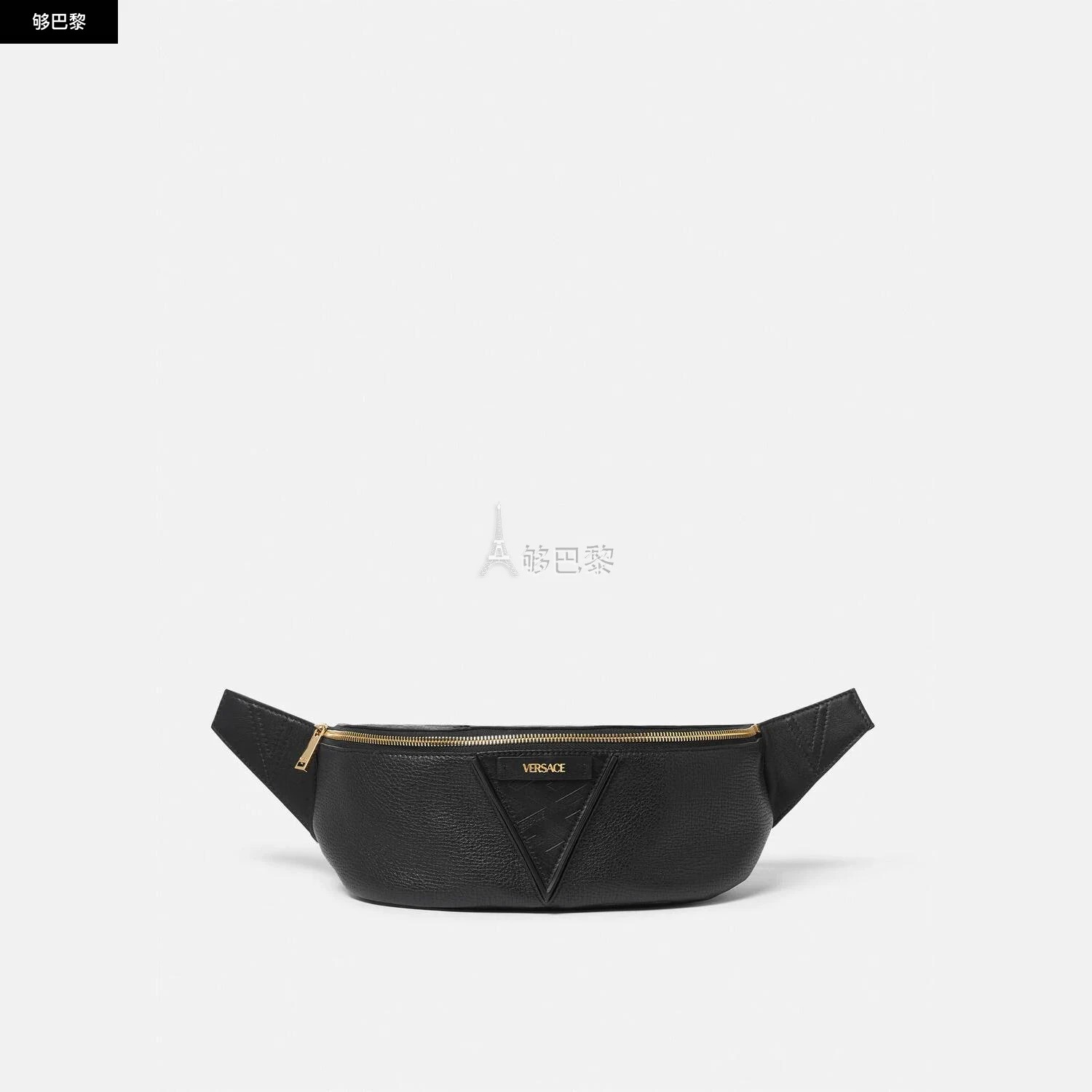 商品Versace|【预售】 范思哲 25春夏 男士 腰包 V GRECA SIGNATURE腰包 1006888-1A04605_1B00V ,价格¥9364,第4张图片详细描述
