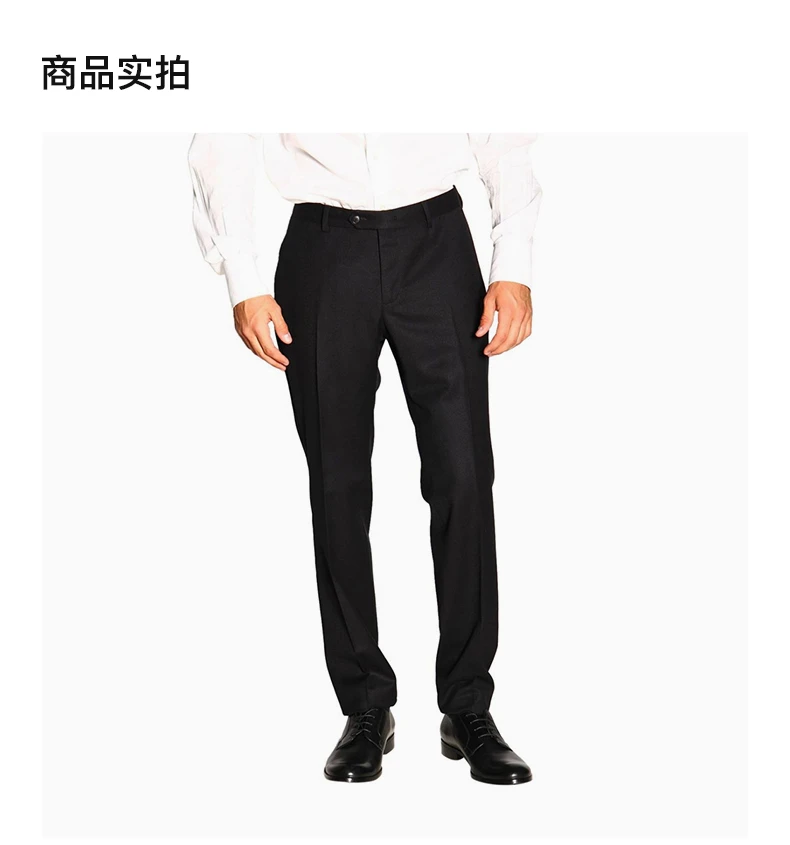 商品Zegna|Z Zegna 男黑色男士西装裤 7FNFC2-6ZF-008,价格¥1656,第4张图片详细描述