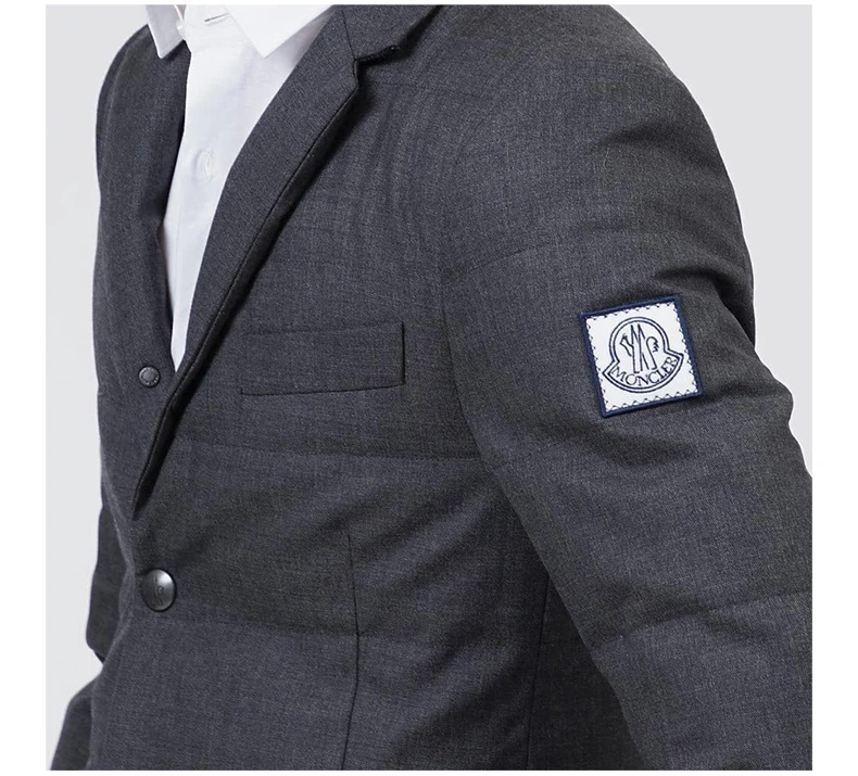 商品[国内直发] Moncler|MONCLER 深灰色男士外套 3007903-10183-955,价格¥9133,第7张图片详细描述