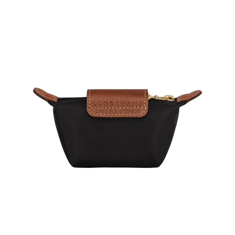 商品Longchamp|LONGCHAMP/珑骧 女色帆布金色五金按扣拉链开合钱包,价格¥398,第6张图片详细描述