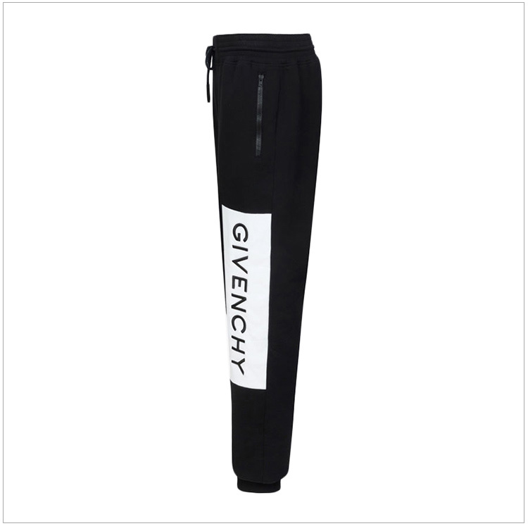 商品[国内直发] Givenchy|Givenchy 纪梵希 男士黑色拼多色棉质休闲裤 BM503V3003-001,价格¥5552,第17张图片详细描述