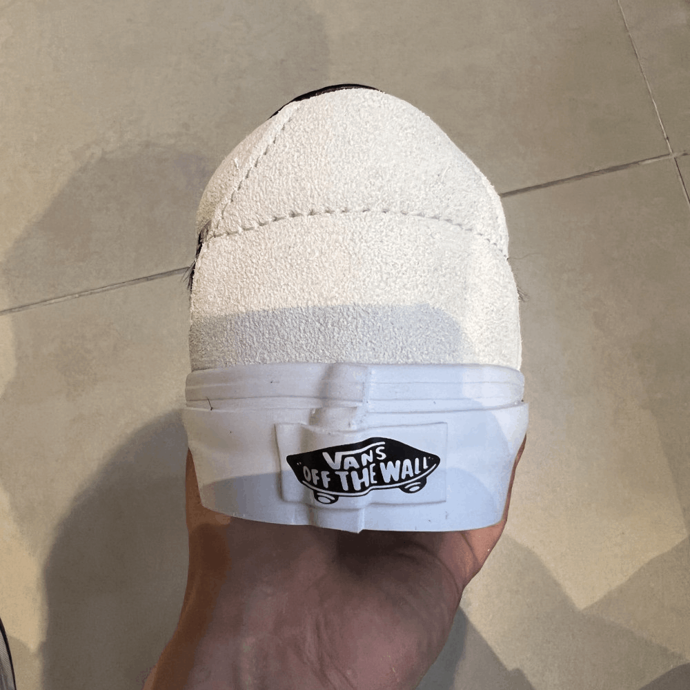 商品Vans|【韩国直邮|包邮包税】万斯[VANS] Sk8-Low # Soft Suede # 男女共用 运动鞋 # marshmallow/dalmatian (VN0A4UUKB7R),价格¥259,第9张图片详细描述