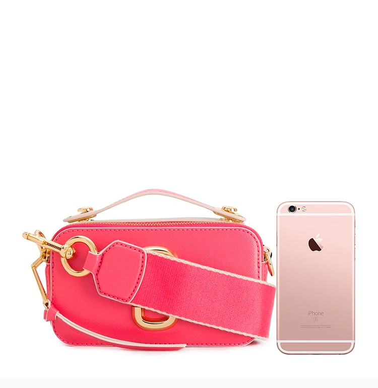 商品Marc Jacobs|MARC JACOBS 马克·雅可布  女士粉色单肩包斜挎包 M0015797-652,价格¥891,第5张图片详细描述