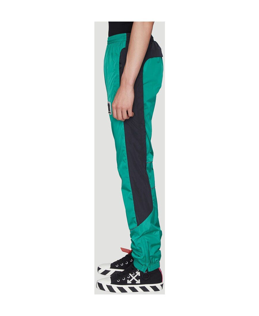商品[国内直发] Off-White|Off-White 时尚休闲裤运动裤绿色 男款OMCA123S20A23020-4400M,价格¥1626,第4张图片详细描述