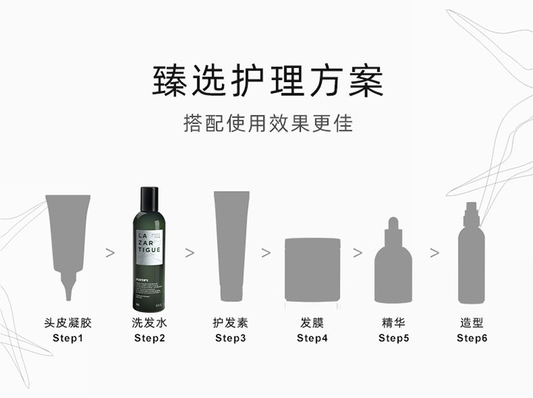 商品Lazartigue|Lazartigue娜莎迪全系列洗发水250ml「防脱致密」生发固发,价格¥186,第6张图片详细描述
