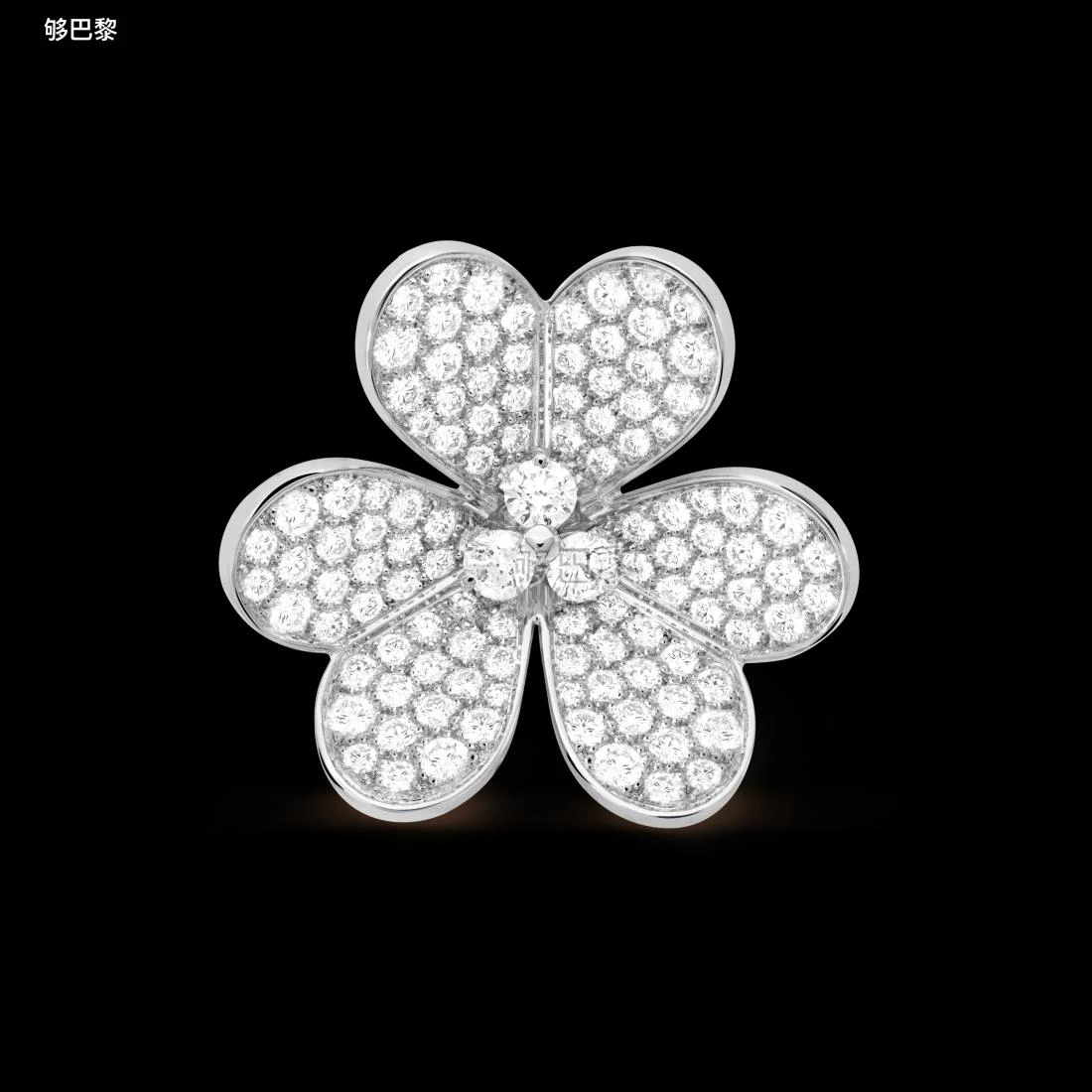 商品Van Cleef & Arpels|包邮包税【预售7天发货】 VCA梵克雅宝 23秋冬 女士 吊坠 Frivole胸针吊坠，超大号款式 VCARP6L600,价格¥284577,第5张图片详细描述
