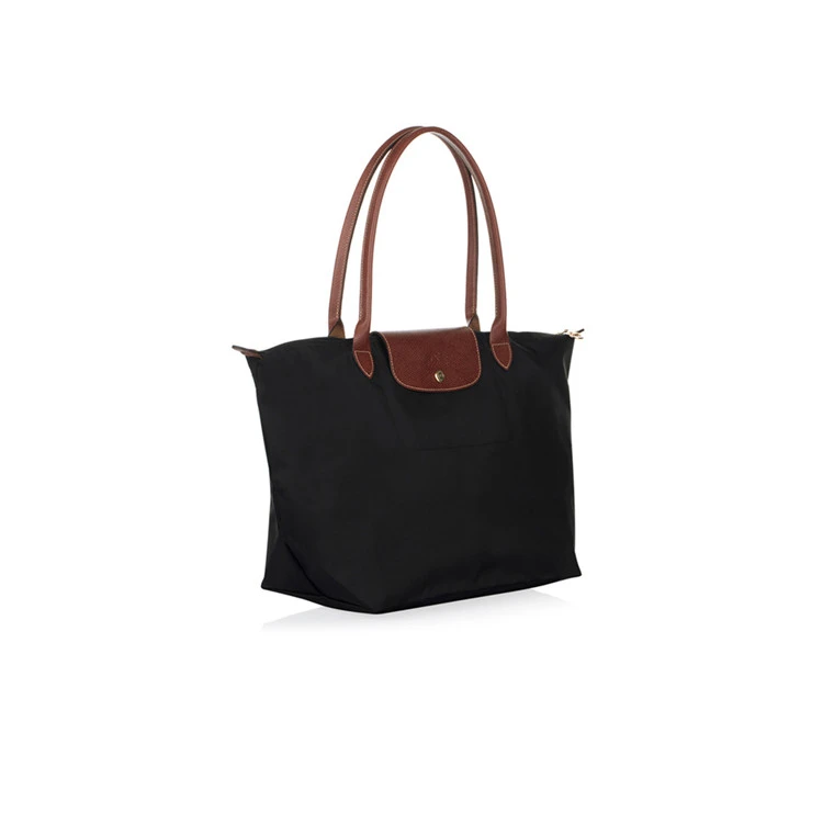 商品Longchamp|Longchamp 珑骧 黑色尼龙女士手提包 1899089001,价格¥844,第12张图片详细描述