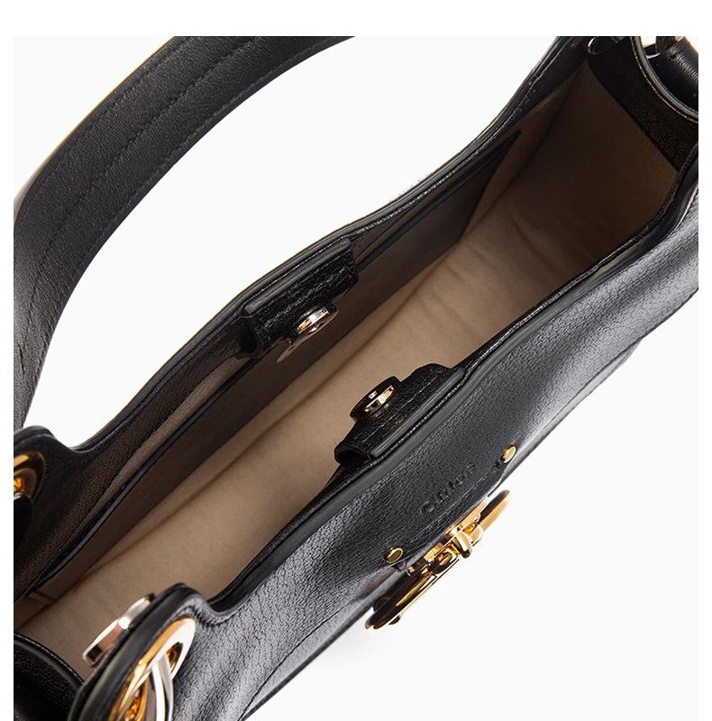 商品[国内直发] Chloé|CHLOE 黑色女士手提包 C19AS158-B30-001,价格¥5365,第15张图片详细描述