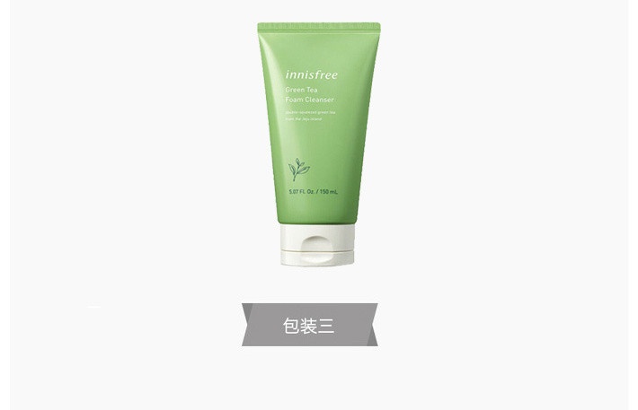 商品Innisfree|悦诗风吟绿茶洗面奶  150ml（新老版本随机发）,价格¥67,第5张图片详细描述