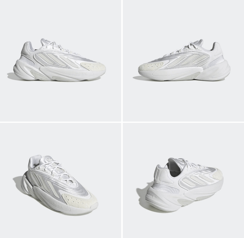 商品Adidas|【享贝家】adidas 复古百搭休闲老爹鞋 男女同款 白色 OZELIA-H04269 （预售，一周后发货）,价格¥374,第2张图片详细描述