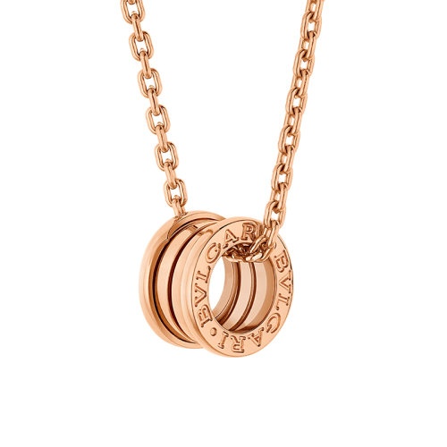 商品BVLGARI|  BVLGARI/宝格丽  B.ZERO1系列 18k金玫瑰金吊坠项链358348,价格¥42710,第4张图片详细描述