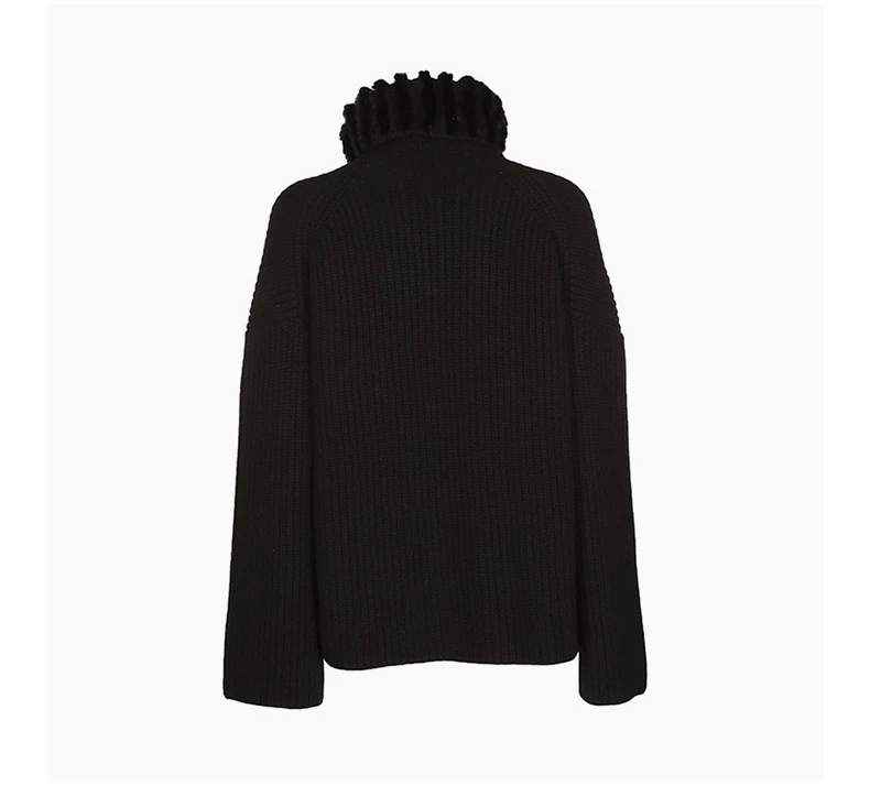 商品[国内直发] Fendi|FENDI 黑色女士针织衫/毛衣 FZY720-A58Y-F0GME,价格¥8226,第5张图片详细描述