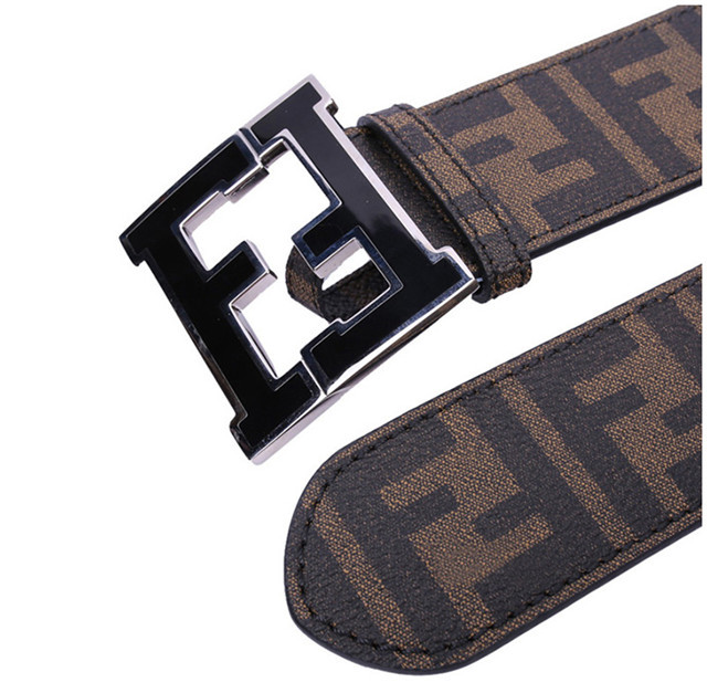 商品[国内直发] Fendi|Fendi 芬迪 男士棕色牛皮Logo印花皮带 7C0250-X52-F0CRD,价格¥2455,第13张图片详细描述