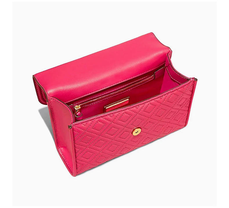 商品Tory Burch|TORY BURCH 女士Fleming系列红色羊皮单肩包 43834-953,价格¥2613,第7张图片详细描述
