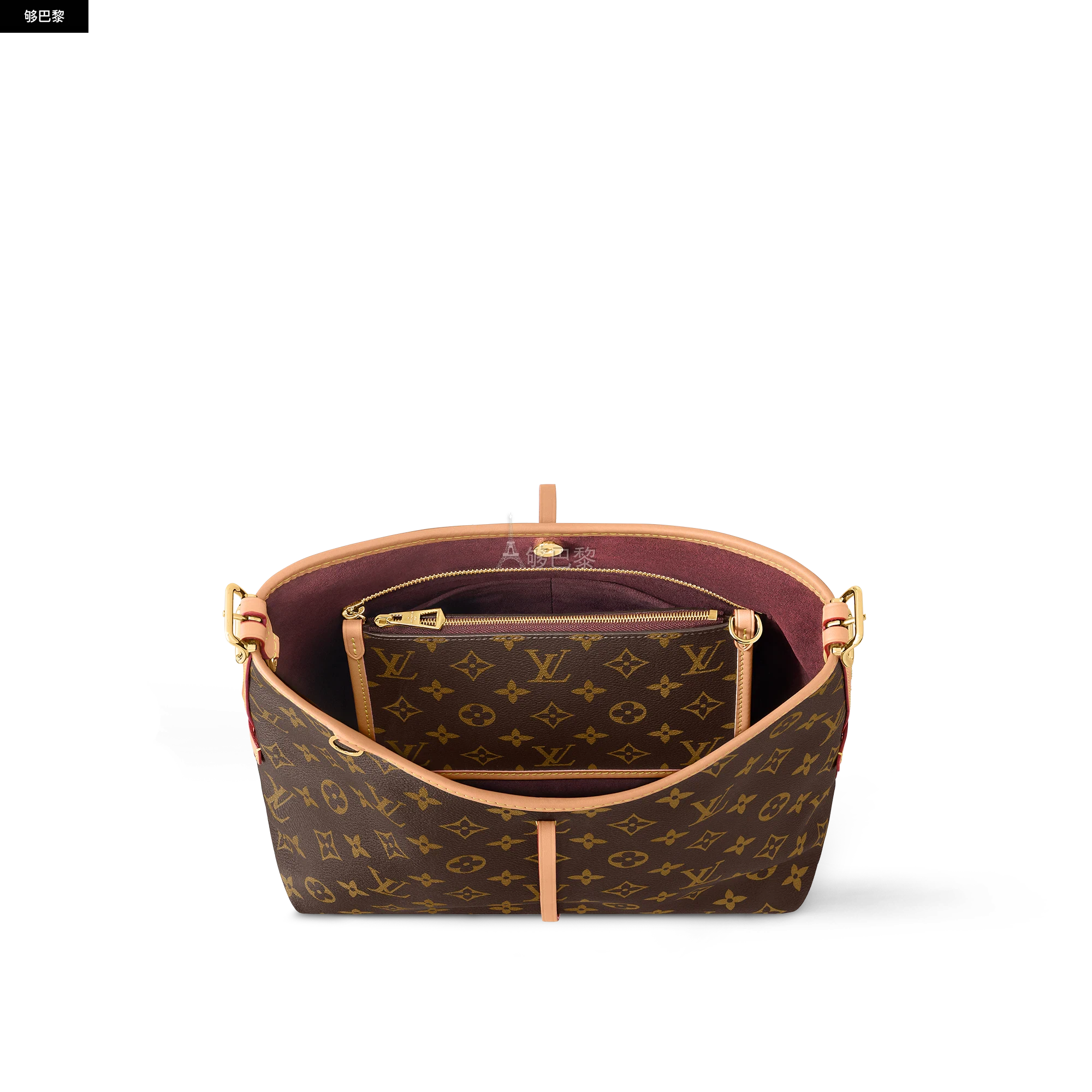 商品Louis Vuitton|【预售】 LV路易威登 25春夏 女士 单肩包 CARRYALL 小号手袋 M46203 ,价格¥24227,第6张图片详细描述