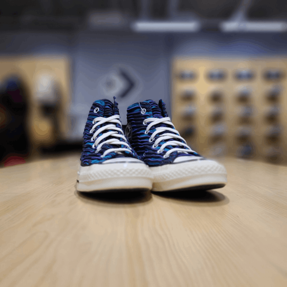 商品【预售商品15天发货】 Converse|【韩国直邮|包邮包税】匡威共用 Converse Chuck Taylor1970 Vibrent针织高帮鞋 168757C,价格¥418,第3张图片详细描述