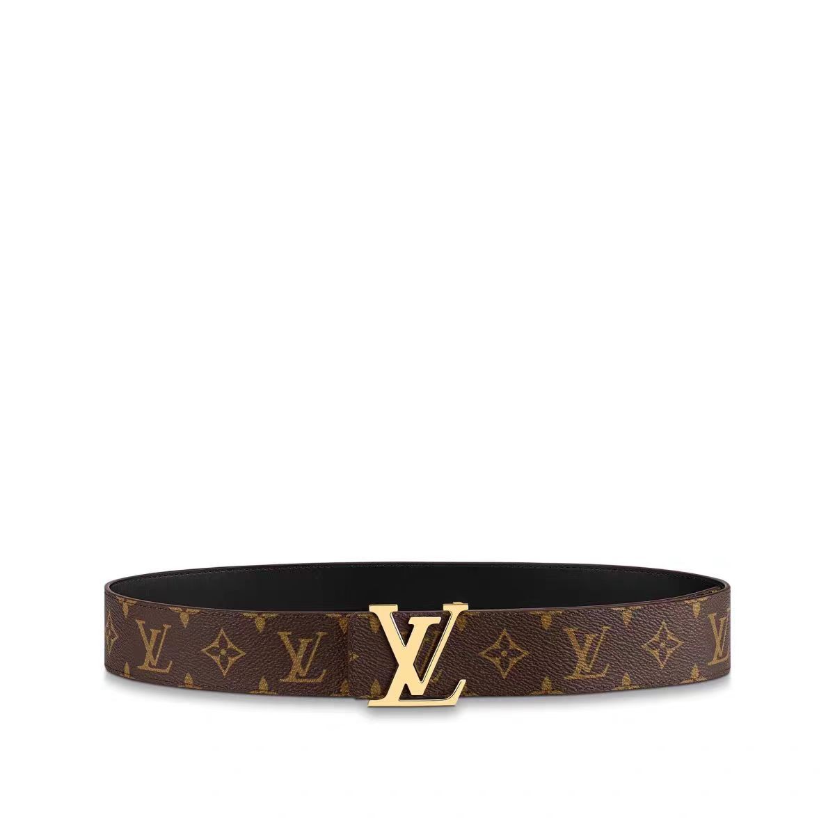 商品[国内直发] Louis Vuitton|LOUIS VUITTON LV双面平滑扣牛皮帆布腰带宽4cm,价格¥4419,第4张图片详细描述