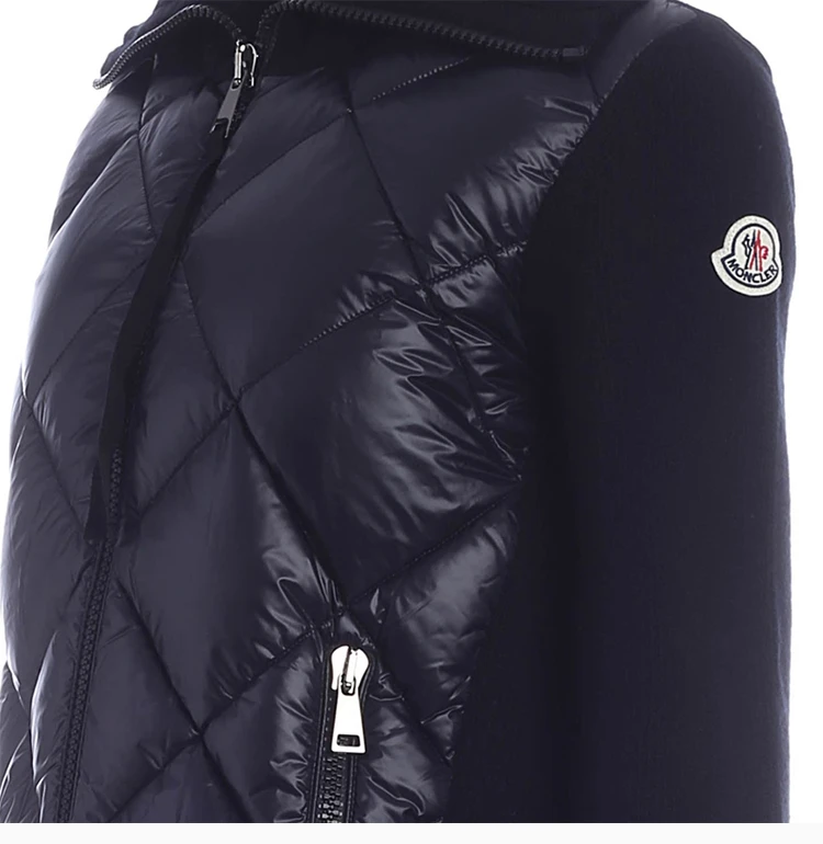 商品[国内直发] Moncler|Moncler 盟可睐 女士黑色羽绒服针织开衫 9B51600-A9197-999,价格¥5786,第6张图片详细描述