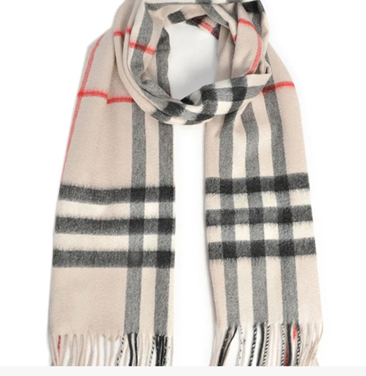 商品Burberry|Burberry 博柏利男士经典格纹围巾格纹色 3913730,价格¥2727,第6张图片详细描述