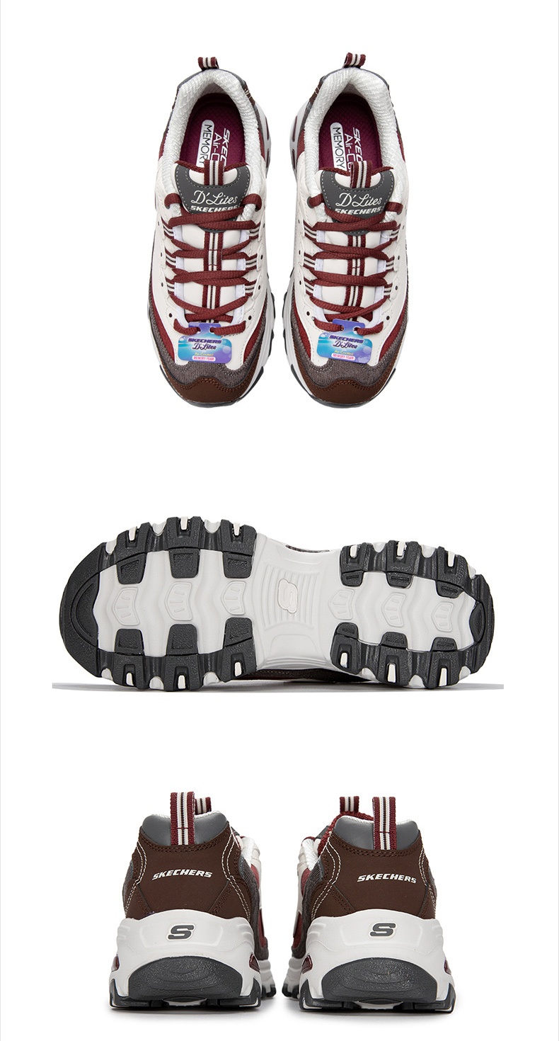 商品[国内直发] SKECHERS|斯凯奇 女 休闲鞋 熊猫鞋 149906-BUGY,价格¥506,第5张图片详细描述