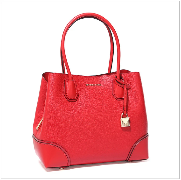 商品Michael Kors|Michael Kors 迈克高仕 女士时尚手提单肩包 30H7GZ5T6A-BrightRed,价格¥2457,第5张图片详细描述