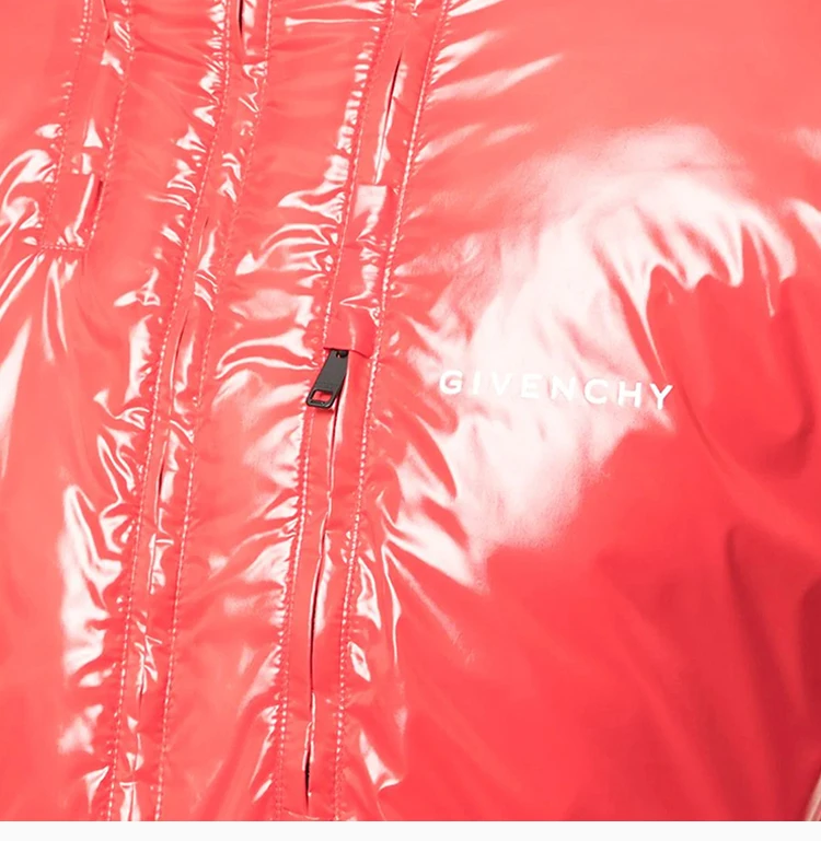 商品[国内直发] Givenchy|Givenchy 纪梵希 女士红色短款夹克棉服 BW004P101L-600,价格¥4550,第8张图片详细描述