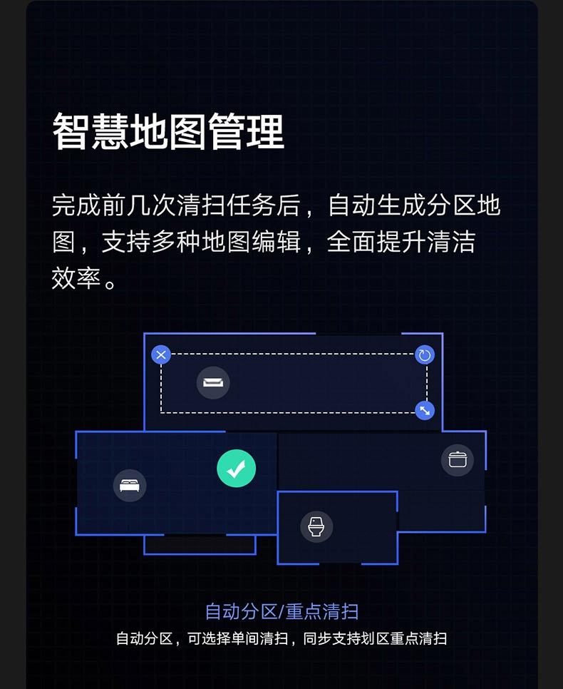 商品[国内直发] XIAOMI|小米米家扫地机器人1T智能家用全自动扫拖一体机拖地吸尘器三合一,价格¥1853,第7张图片详细描述