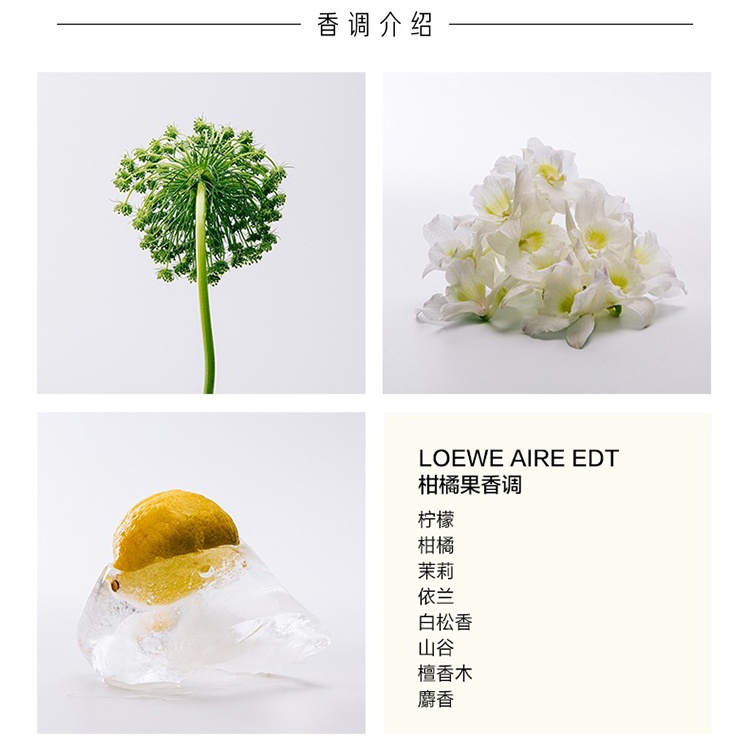 商品Loewe|罗意威天光系列女士香水30-50-100-150ml EDT淡香水,价格¥451,第5张图片详细描述