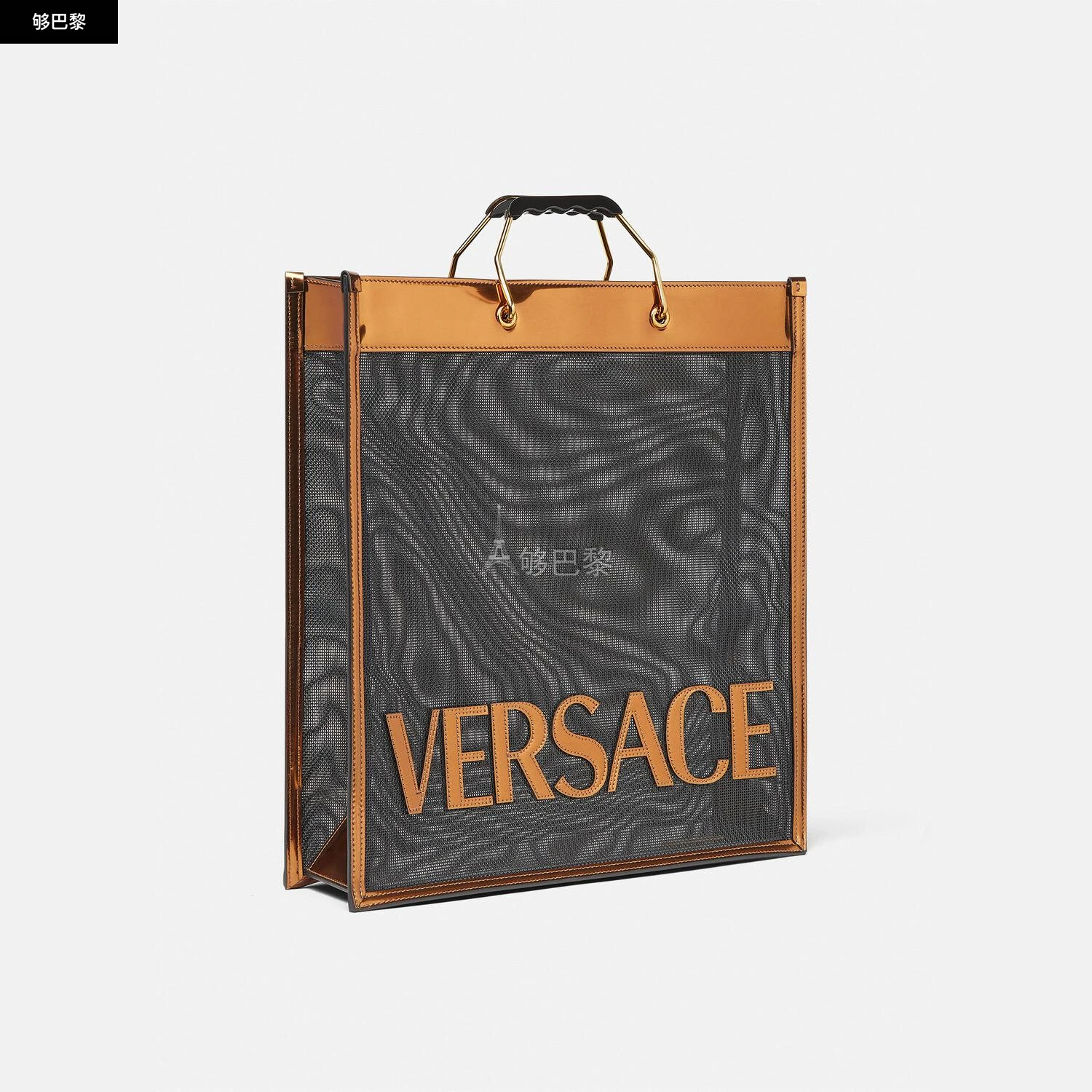 商品Versace|【预售】 范思哲 25春夏 男士 手提包 VERSACE SHOPPER托特包 1008924-1A06765_2X16V ,价格¥13263,第5张图片详细描述
