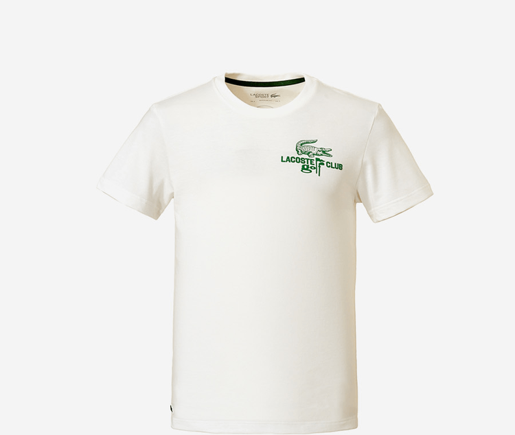 商品Lacoste|【Brilliant|包邮包税】法国鳄鱼 UNI GOLF LOGO ROUND T   短袖T恤  TH5173-53G 70V,价格¥398,第2张图片详细描述