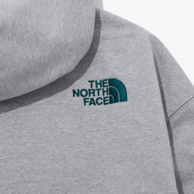商品The North Face|【Brilliant|北面特惠】北面拱形徽标连帽套头衫 ARCH LOGO HOOD PULLOVER MELANGE_GREY NM5PP50L,价格¥820,第7张图片详细描述