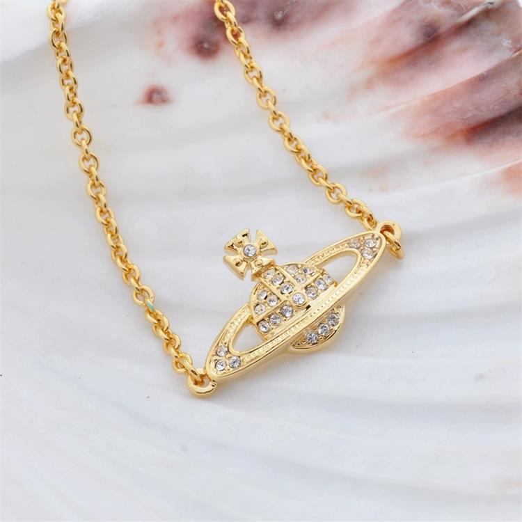 商品Vivienne Westwood|Vivienne Westwood西太后土星手链女款 金色银色可选 8050889134978  七夕情人节礼物,价格¥1099,第7张图片详细描述