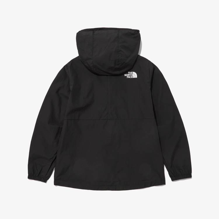 商品The North Face|【Brilliant|别样周年庆特惠】北面儿童紧凑型透气 EX 夹克 K'S COMPACT AIRY JACKET BLACK NJ3LP06T,价格¥474,第3张图片详细描述