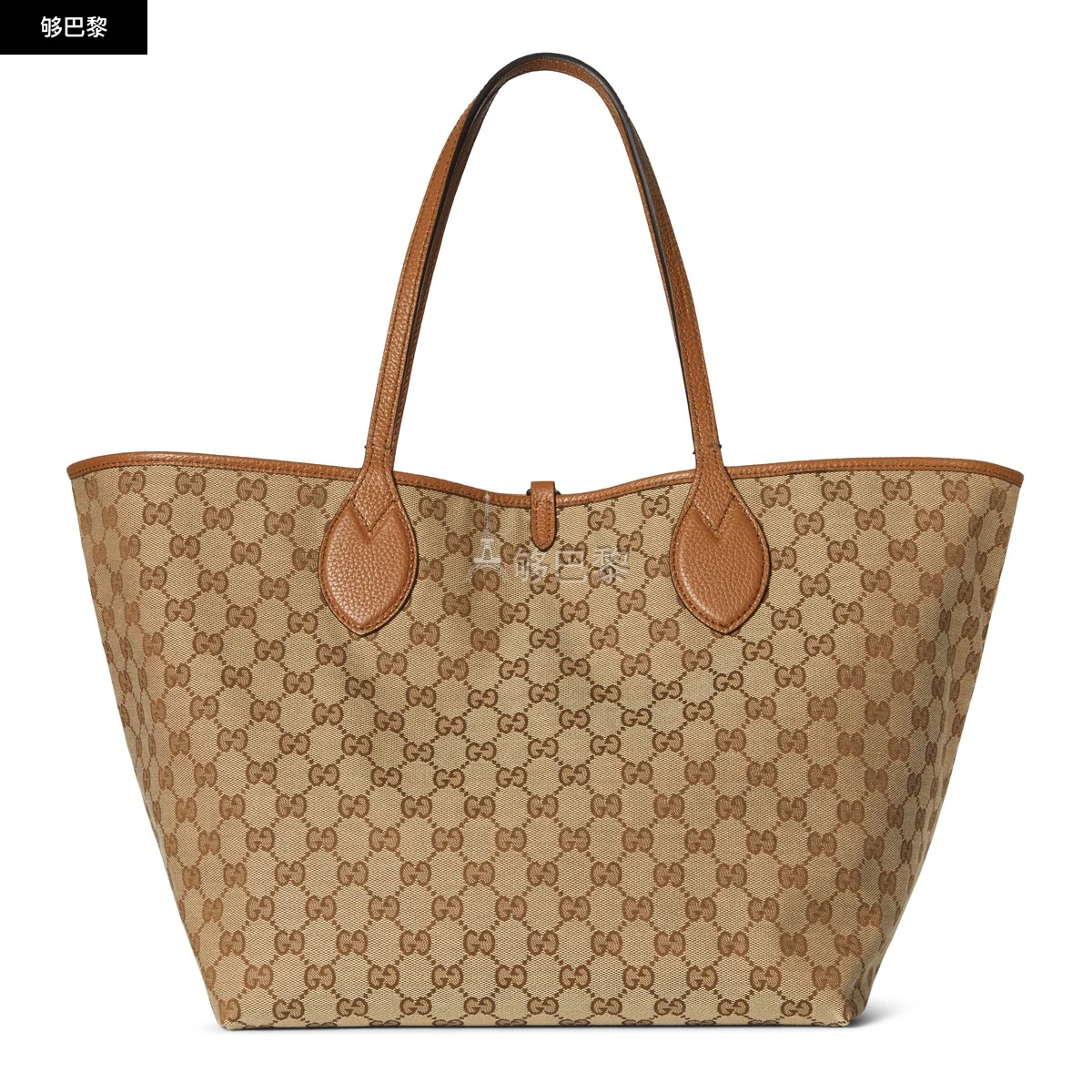 商品Gucci|【预售】 古驰 25春夏 女士 手提包 GUCCI TOTISSIMA系列大号托特包 839112 AAFEQ 2743 ,价格¥19871,第5张图片详细描述