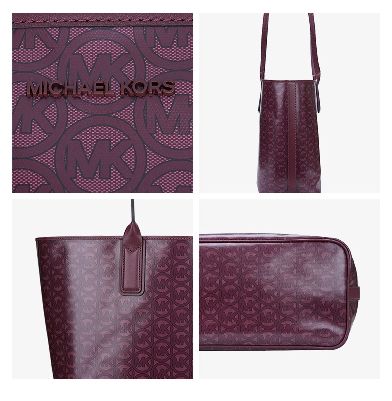 商品Michael Kors|Michael Kors 奥莱款女士皮质单肩手提包35H1T2JT3C-MERLOT,价格¥810,第7张图片详细描述