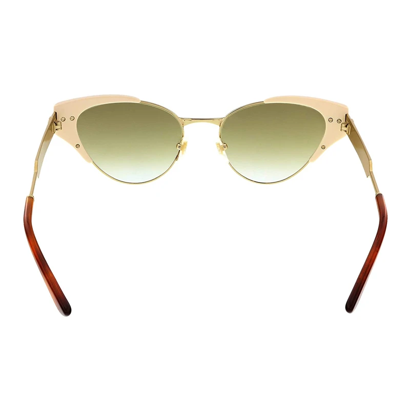 商品[国内直发] Gucci|GUCCI 女白色女士圆形太阳镜 GG0522S-005,价格¥3758,第3张图片详细描述