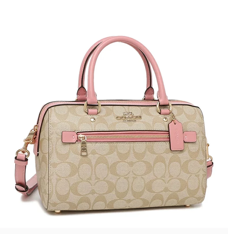 商品Coach|COACH 女士拼色手提包 F83607IMSDJ,价格¥1079,第6张图片详细描述