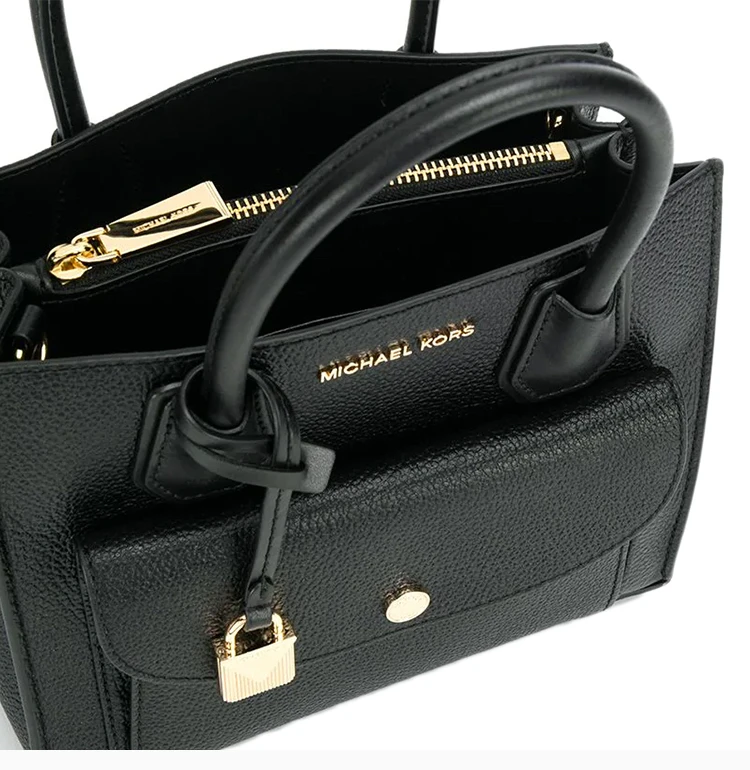 商品Michael Kors|Michael Kors 迈克高仕 女士黑色手提包  30F9GM9M8L-BLACK,价格¥1259,第9张图片详细描述