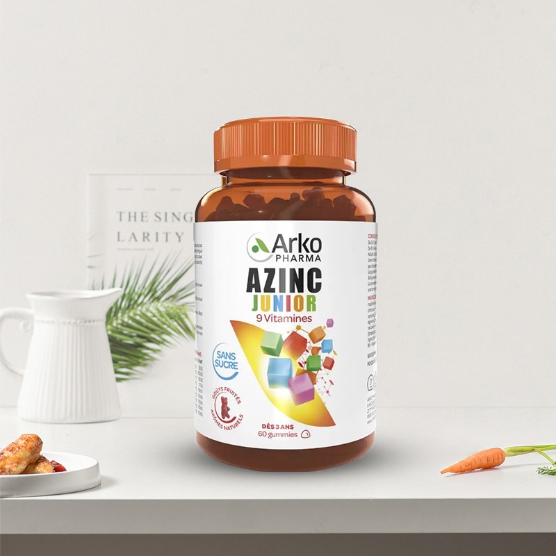 商品Arkopharma|AZINC儿童多种复合维生素矿物软糖60粒 增强体质 1-2-3瓶,价格¥180,第3张图片详细描述
