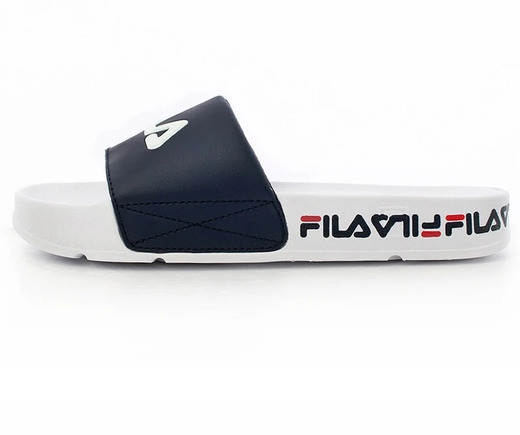 商品Fila|【享贝家】ZY-  FILA  斐乐拖鞋运动款 白蓝色 FS1SLB1003XWNV,价格¥172,第4张图片详细描述