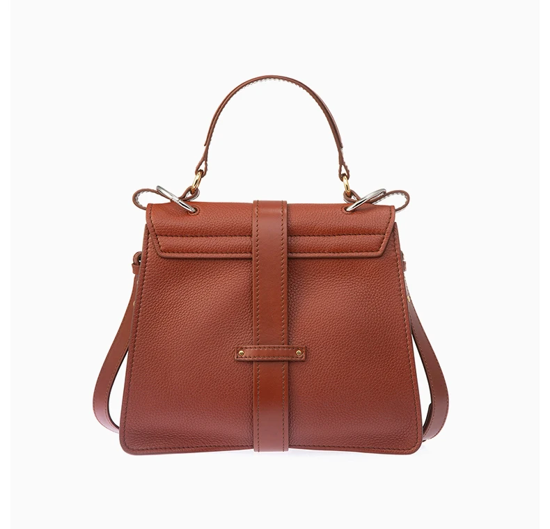 商品[国内直发] Chloé|Chloe' 蔻依 棕色皮革挎包 C19AS188-B57-27S,价格¥7744,第6张图片详细描述
