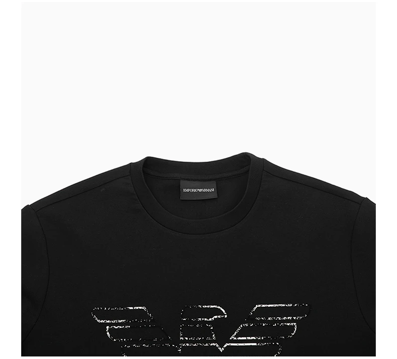 商品Emporio Armani|EMPORIO ARMANI 男黑色套头卫衣 3L1MFG-1JHSZ-0051,价格¥1300,第7张图片详细描述