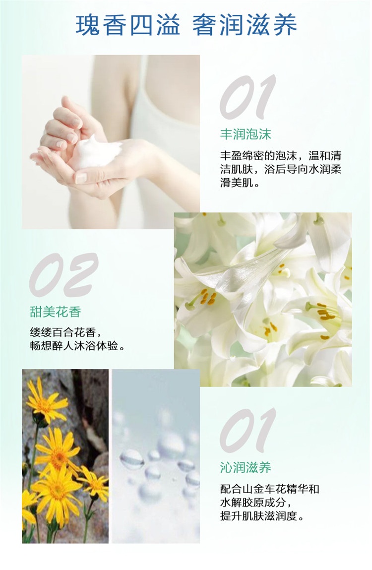 商品POLA|POLA/宝丽 百合花香沐浴露 500ml,价格¥160,第5张图片详细描述