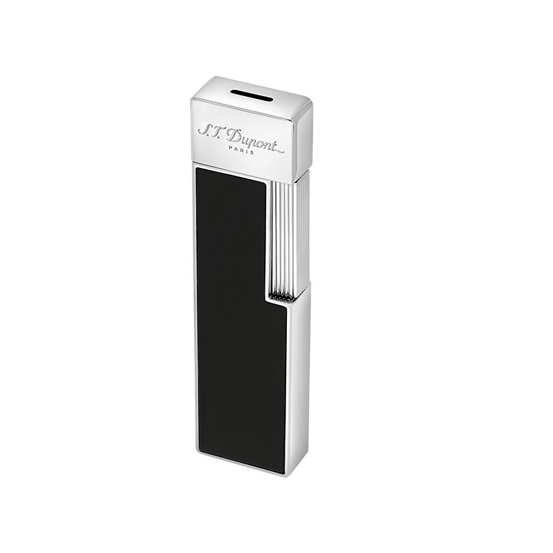 商品ST Dupont|【预售3-7天】DUPONT男女通用黑色漆面黄铜镀铬饰面火炬火焰打火机030001,价格¥1938,第3张图片详细描述