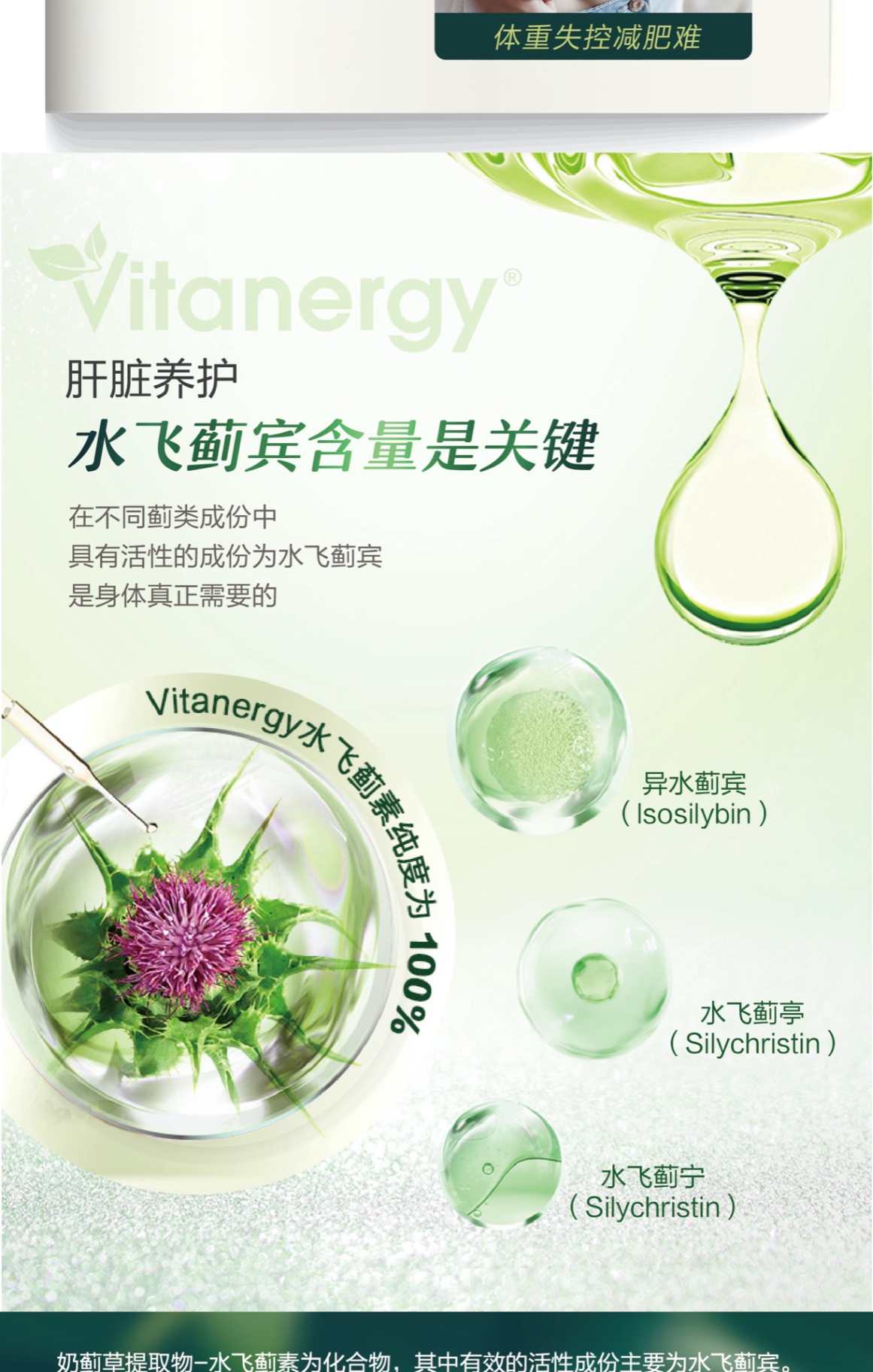 商品[国内直发] Vitanergy|加拿大Vitanergy维生能奶蓟草精华护肝片解酒 成人醒酒 熬夜 排毒 保肝利胆90粒 | Milk Thistle【2025年5月有效期】,价格¥210,第3张图片详细描述