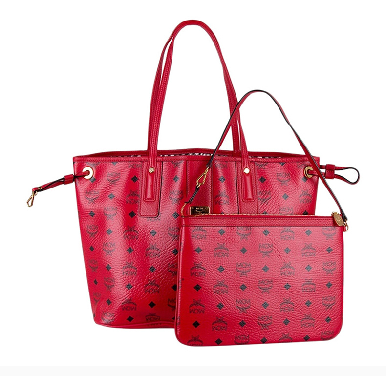 商品[国内直发] MCM|MCM 女士红色收纳袋手提购物袋 MWP6AVI22RU,价格¥4079,第4张图片详细描述