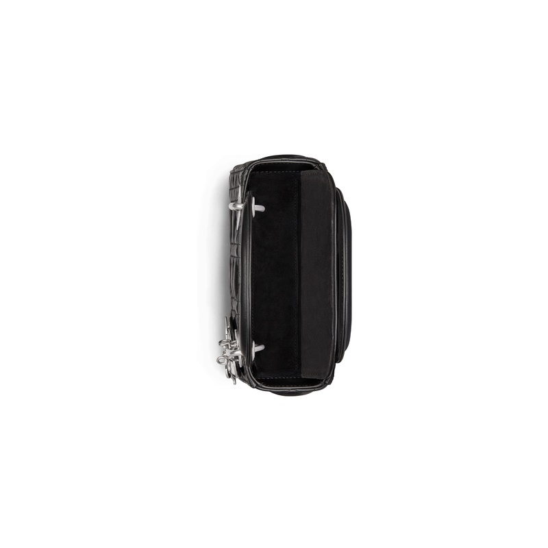 商品Dior|迪奥 Lady Dior系列女士黑色羊皮手提包 M0505PNGE_M900,价格¥38609,第8张图片详细描述