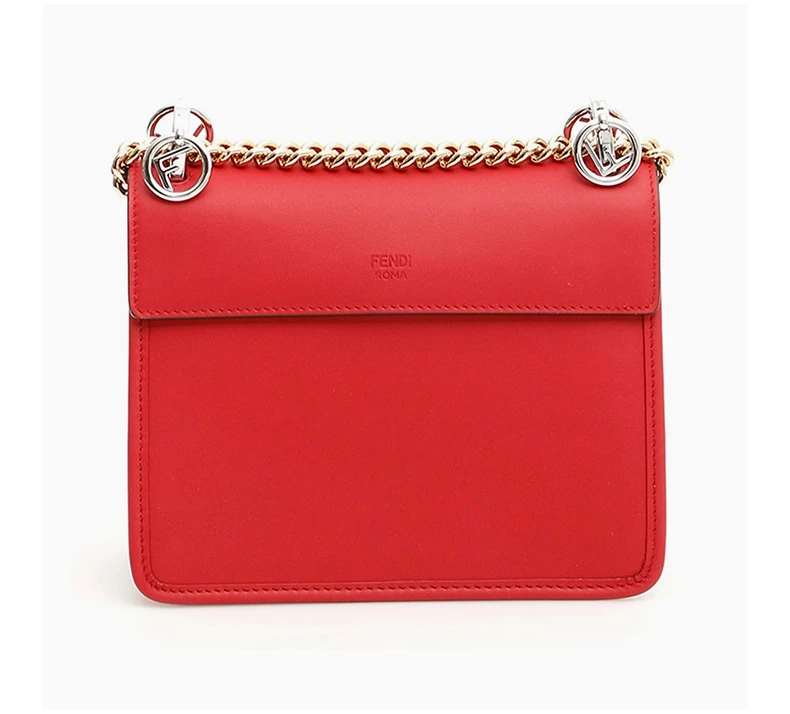 商品[国内直发] Fendi|Fendi 芬迪 女士红色小牛皮单肩包 8BT286-A3QX-F0MVV,价格¥9773,第3张图片详细描述
